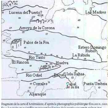Interpretación Mapa de Artemidoro. Ilustración nº 1